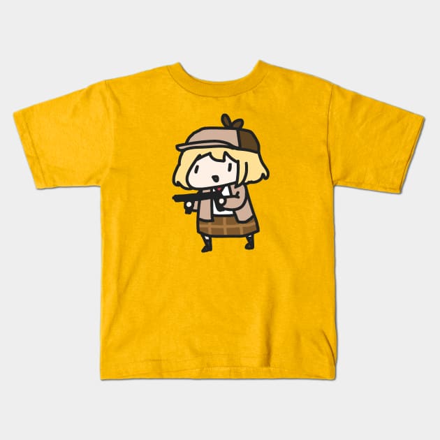 Smol Ame Hololive Kids T-Shirt by Ghazinagato